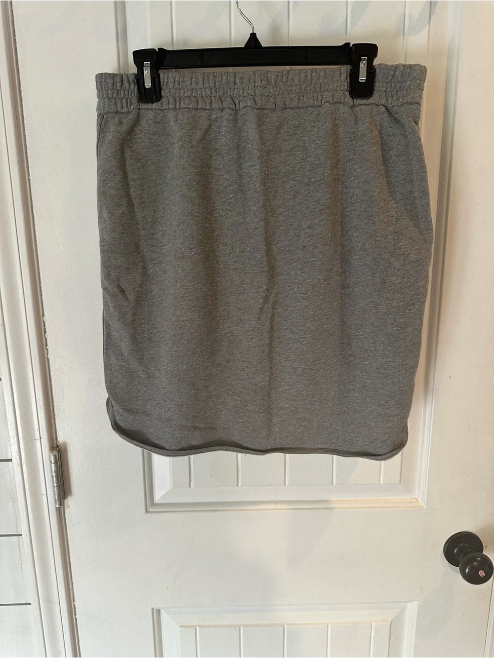J. Crew Heather Gray Elastic Waist Mini Skirt